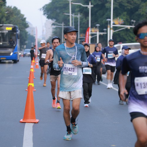 Race photo from KEMLU RUN 2026