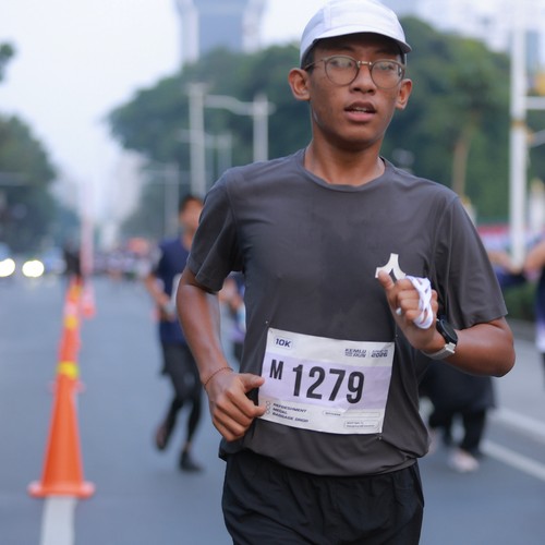 Race photo from KEMLU RUN 2026
