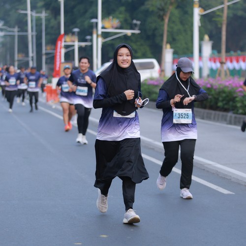Race photo from KEMLU RUN 2026