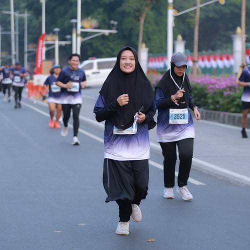 Race photo from KEMLU RUN 2026