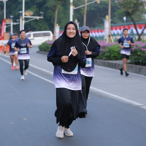 Race photo from KEMLU RUN 2026