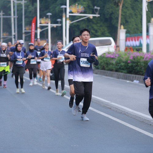 Race photo from KEMLU RUN 2026