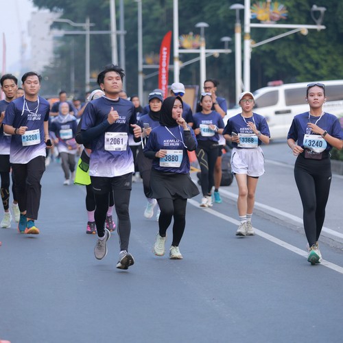Race photo from KEMLU RUN 2026