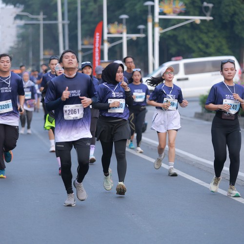 Race photo from KEMLU RUN 2026