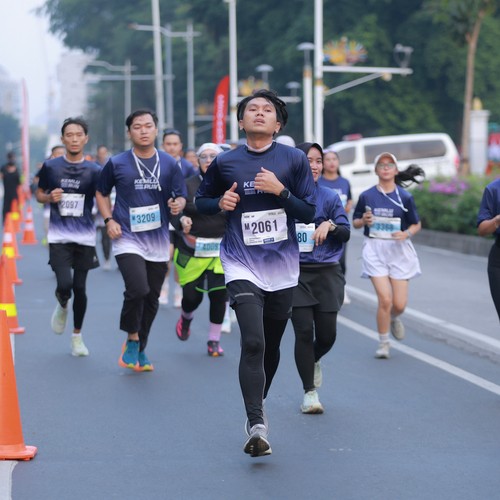 Race photo from KEMLU RUN 2026