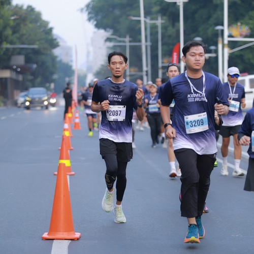 Race photo from KEMLU RUN 2026