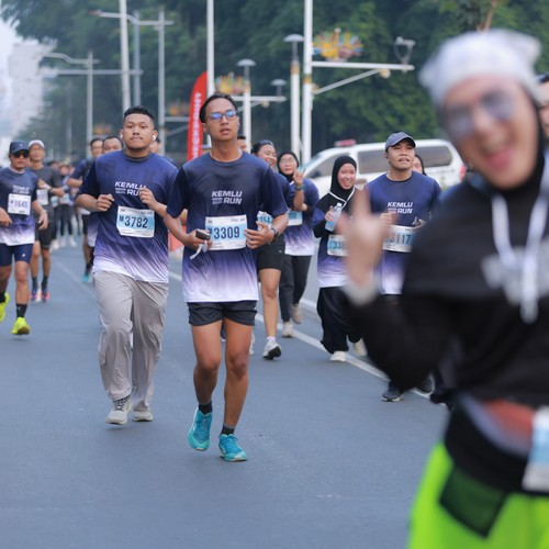 Race photo from KEMLU RUN 2026