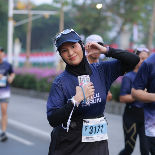 Race photo from KEMLU RUN 2026