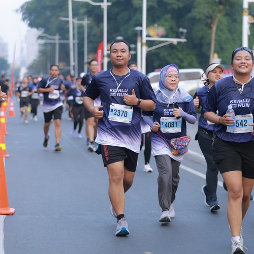 Race photo from KEMLU RUN 2026