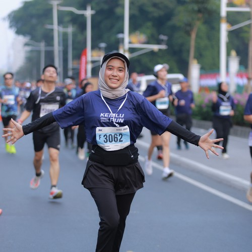 Race photo from KEMLU RUN 2026