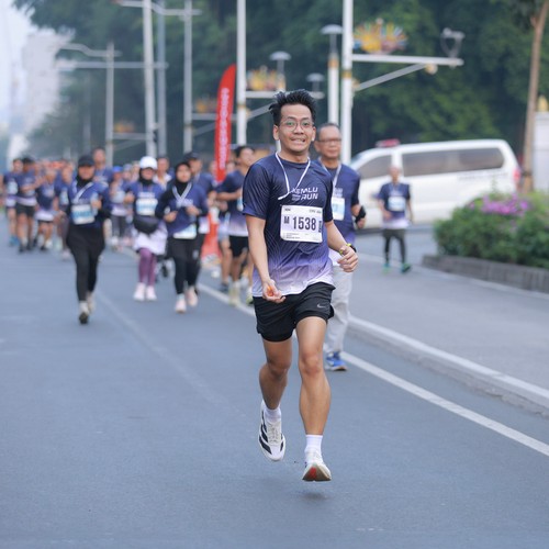 Race photo from KEMLU RUN 2026