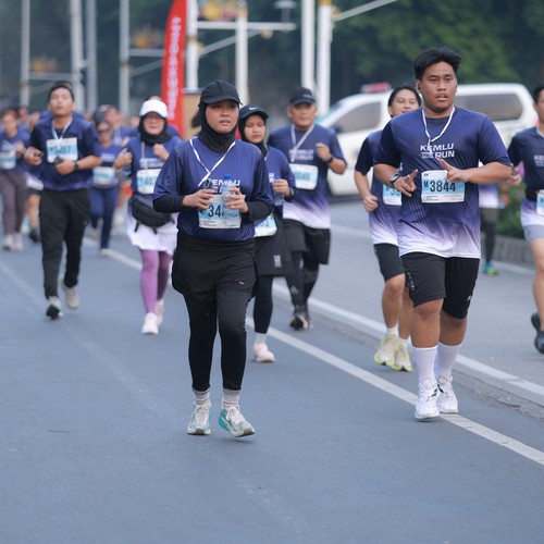 Race photo from KEMLU RUN 2026