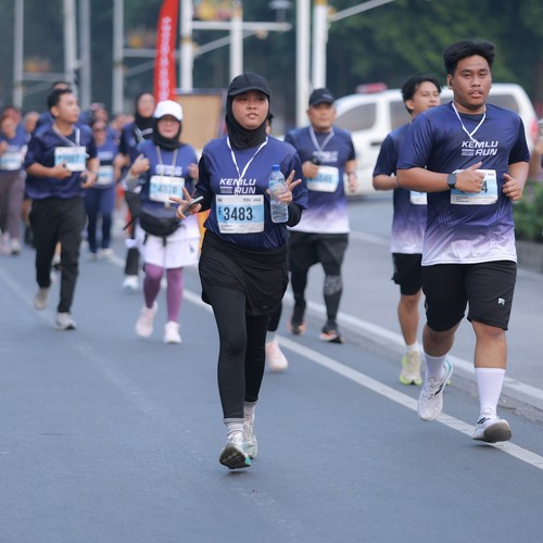 Race photo from KEMLU RUN 2026