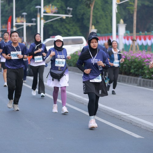 Race photo from KEMLU RUN 2026