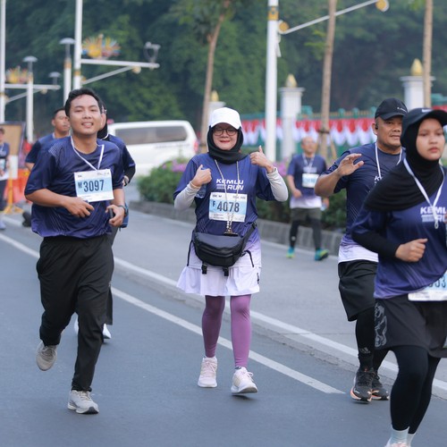 Race photo from KEMLU RUN 2026