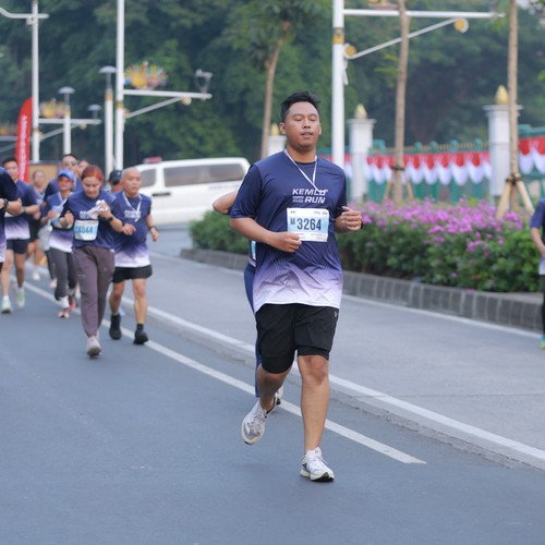 Race photo from KEMLU RUN 2026