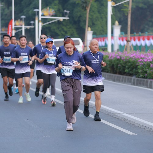 Race photo from KEMLU RUN 2026