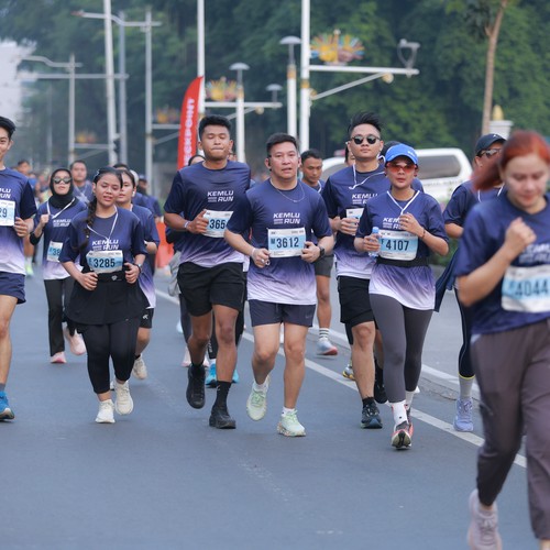Race photo from KEMLU RUN 2026