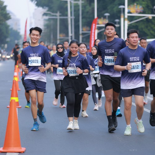 Race photo from KEMLU RUN 2026