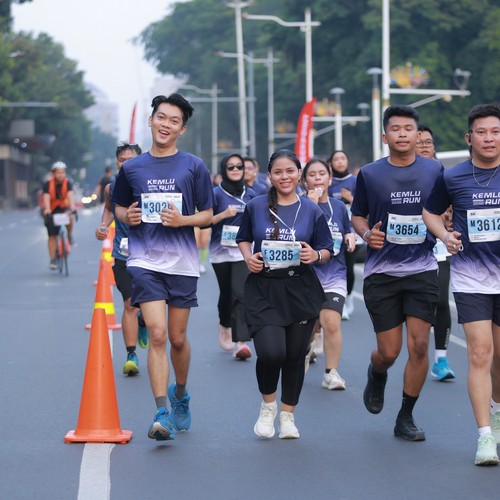Race photo from KEMLU RUN 2026