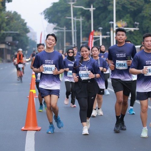Race photo from KEMLU RUN 2026