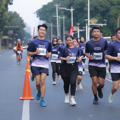 Race photo from KEMLU RUN 2026