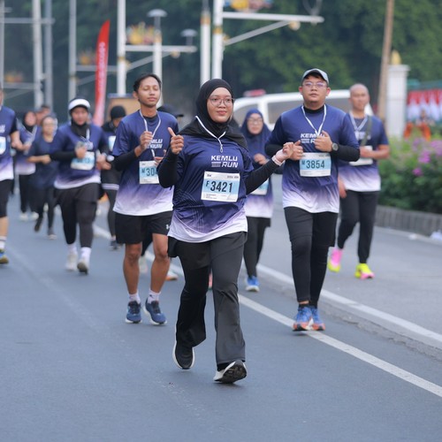 Race photo from KEMLU RUN 2026