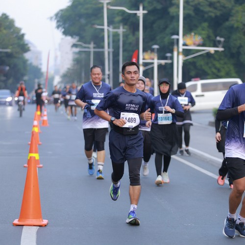 Race photo from KEMLU RUN 2026