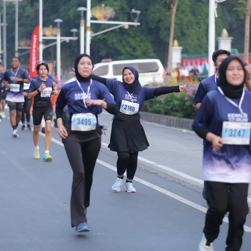 Race photo from KEMLU RUN 2026