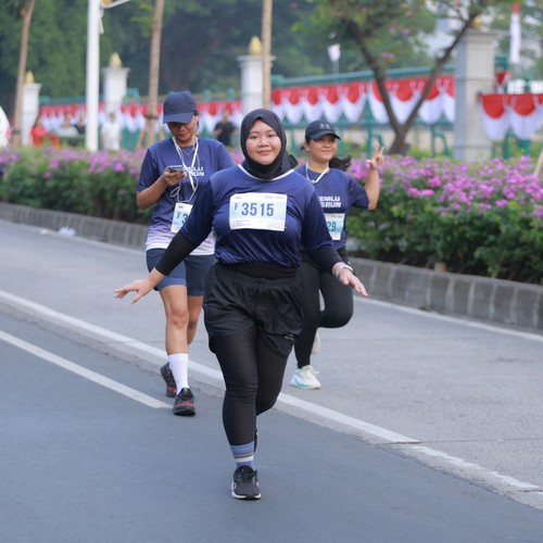 Race photo from KEMLU RUN 2026
