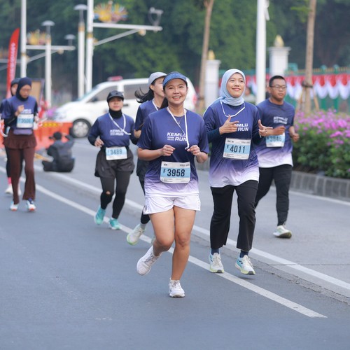 Race photo from KEMLU RUN 2026