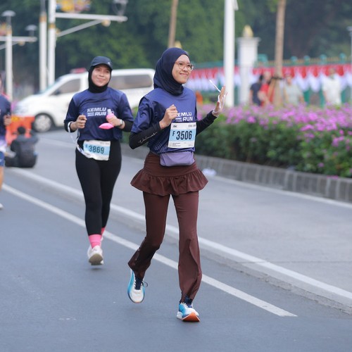 Race photo from KEMLU RUN 2026