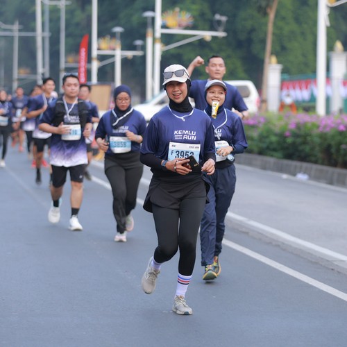 Race photo from KEMLU RUN 2026