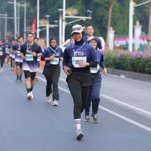 Race photo from KEMLU RUN 2026