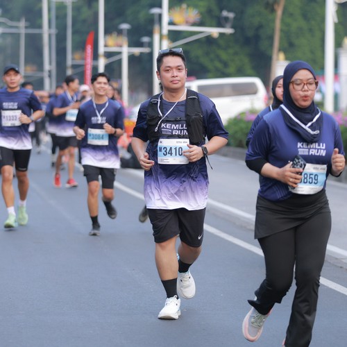 Race photo from KEMLU RUN 2026