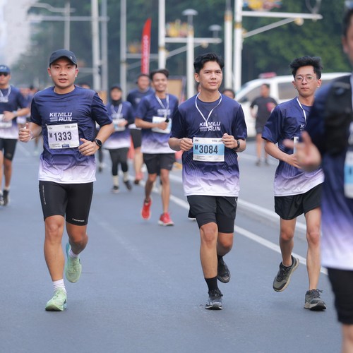 Race photo from KEMLU RUN 2026