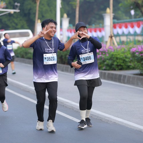 Race photo from KEMLU RUN 2026