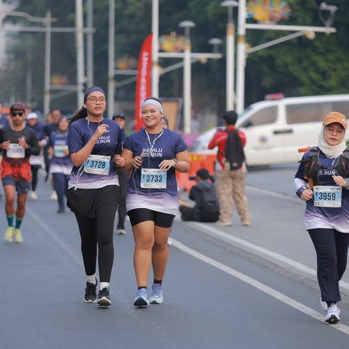 Race photo from KEMLU RUN 2026
