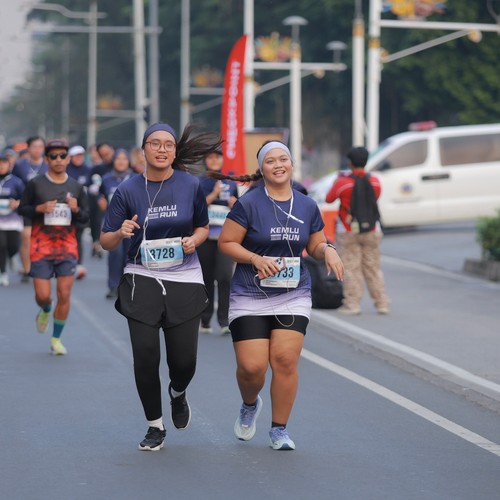 Race photo from KEMLU RUN 2026