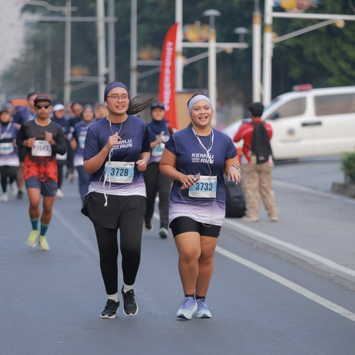 Race photo from KEMLU RUN 2026