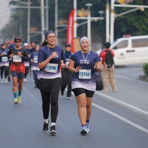 Race photo from KEMLU RUN 2026
