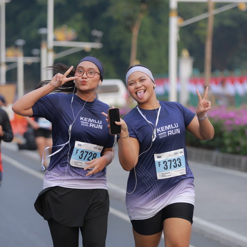 Race photo from KEMLU RUN 2026