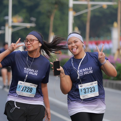 Race photo from KEMLU RUN 2026