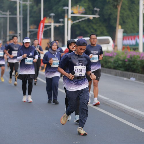 Race photo from KEMLU RUN 2026