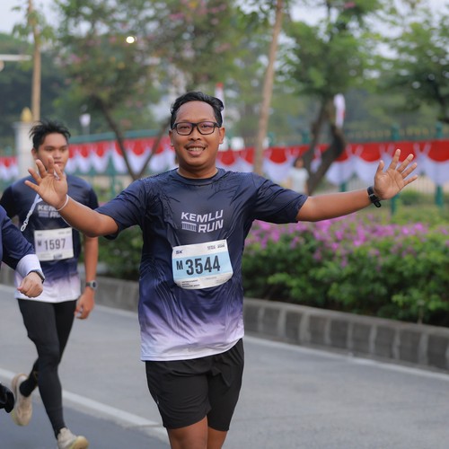 Race photo from KEMLU RUN 2026