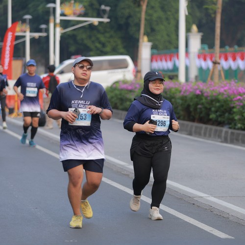Race photo from KEMLU RUN 2026