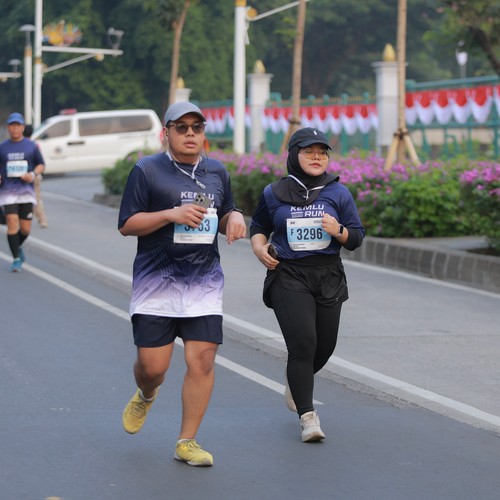 Race photo from KEMLU RUN 2026