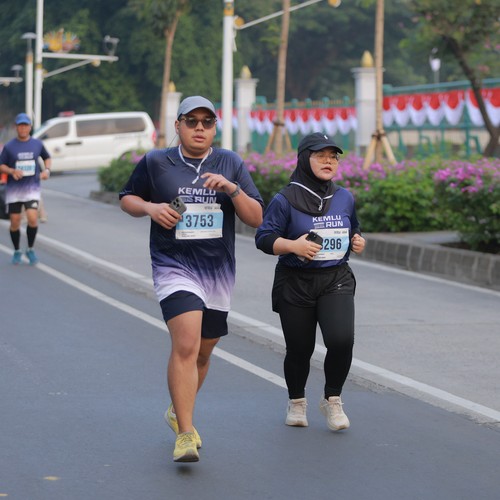 Race photo from KEMLU RUN 2026
