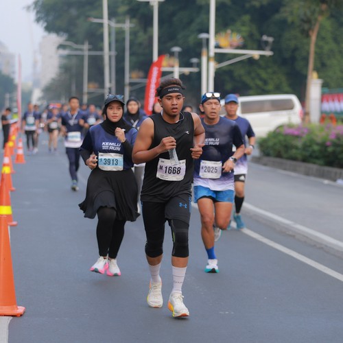 Race photo from KEMLU RUN 2026