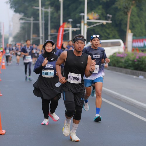 Race photo from KEMLU RUN 2026